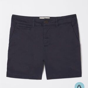 Padstow Navy Chino Shorts